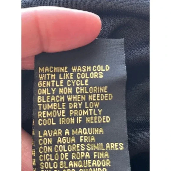 Shelby Nites Womens 8 Black Jump Suite Shorts/Pants V Neck Party - Picture 12 of 13